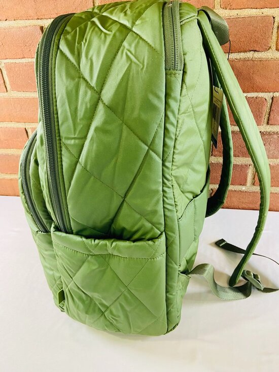 Vera Bradley Large Backpack - Pearlized Cedar Green - NWT main image 6